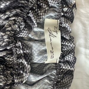 Vintage Havana Black and Gray Blouse
